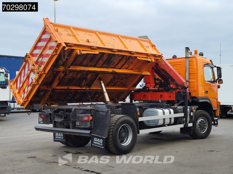 Volvo FM 340 FM 4X4 4x4 Crane Palfinger PK10501 Tipper Big-Axle Full Steel - Самосвал, Автоманипулятор: фото 2 Volvo FM 340 FM 4X4 4x4 Crane Palfinger PK10501 Tipper Big-Axle Full Steel - Самосвал, Автоманипулятор: фото 2