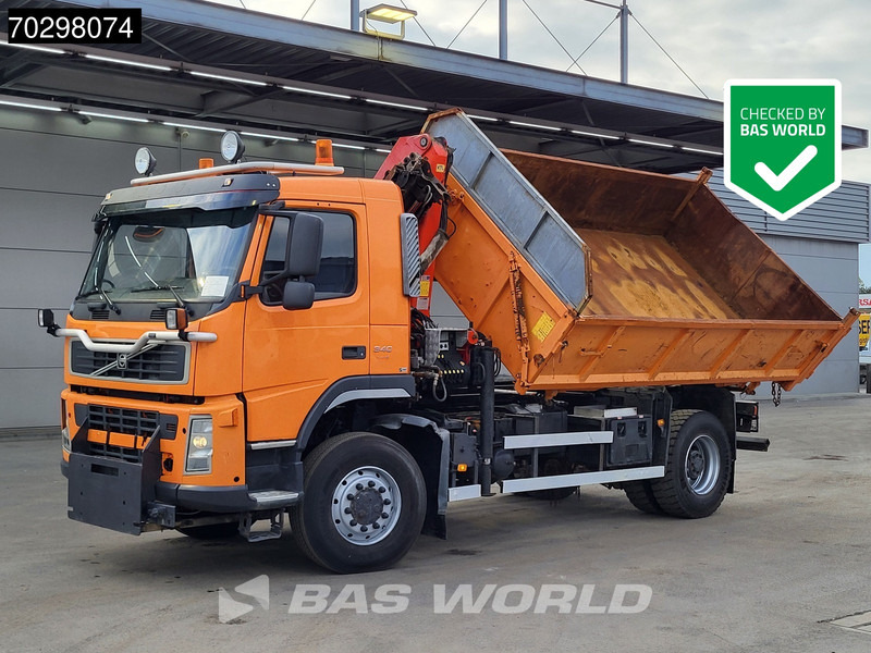 Volvo FM 340 FM 4X4 4x4 Crane Palfinger PK10501 Tipper Big-Axle Full Steel - Самосвал, Автоманипулятор: фото 1 Volvo FM 340 FM 4X4 4x4 Crane Palfinger PK10501 Tipper Big-Axle Full Steel - Самосвал, Автоманипулятор: фото 1