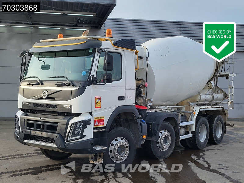 Volvo FMX 410 8X4 9m3 Liebherr mixer Steelsuspension Automatic Euro 6 - Автобетоносмеситель: фото 1 Volvo FMX 410 8X4 9m3 Liebherr mixer Steelsuspension Automatic Euro 6 - Автобетоносмеситель: фото 1