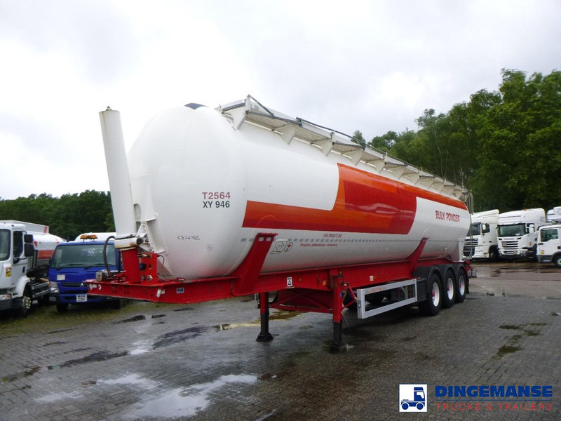 Feldbinder Powder tank alu 60 m3 (tipping) - Полуприцеп-цистерна: фото 1 Feldbinder Powder tank alu 60 m3 (tipping) - Полуприцеп-цистерна: фото 1