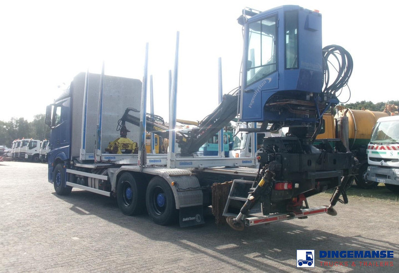 Mercedes-Benz Actros 2663 6x4 Euro 6 loglift F96 crane timber truck - Лесовоз, Автоманипулятор: фото 3 Mercedes-Benz Actros 2663 6x4 Euro 6 loglift F96 crane timber truck - Лесовоз, Автоманипулятор: фото 3