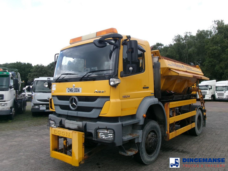 Mercedes-Benz Axor 1824 4x4 RHD salt spreader / gritter - Снегоуборочная машина: фото 1 Mercedes-Benz Axor 1824 4x4 RHD salt spreader / gritter - Снегоуборочная машина: фото 1