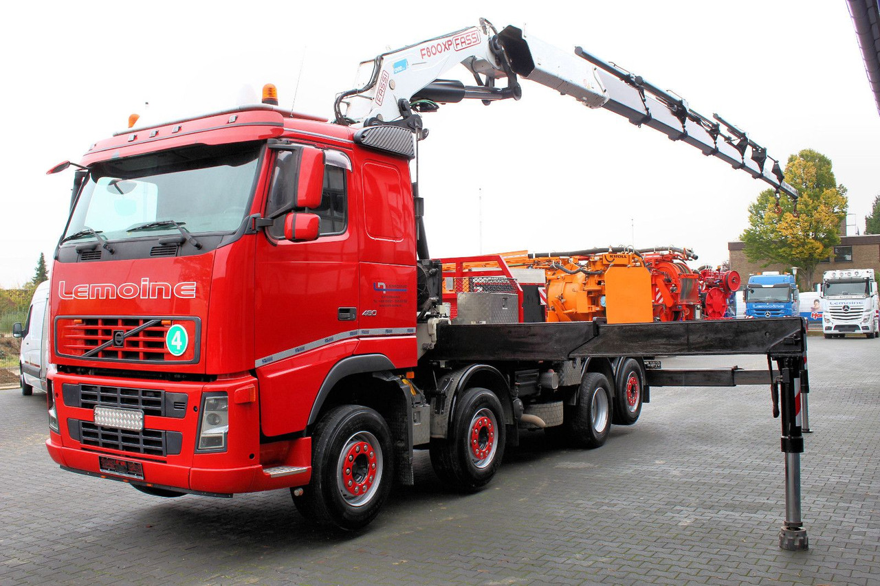 Volvo FM 480 8x2 Pritsche + FASSI F800XP Kran 6x - Грузовик бортовой/ Платформа, Автоманипулятор: фото 3 Volvo FM 480 8x2 Pritsche + FASSI F800XP Kran 6x - Грузовик бортовой/ Платформа, Автоманипулятор: фото 3