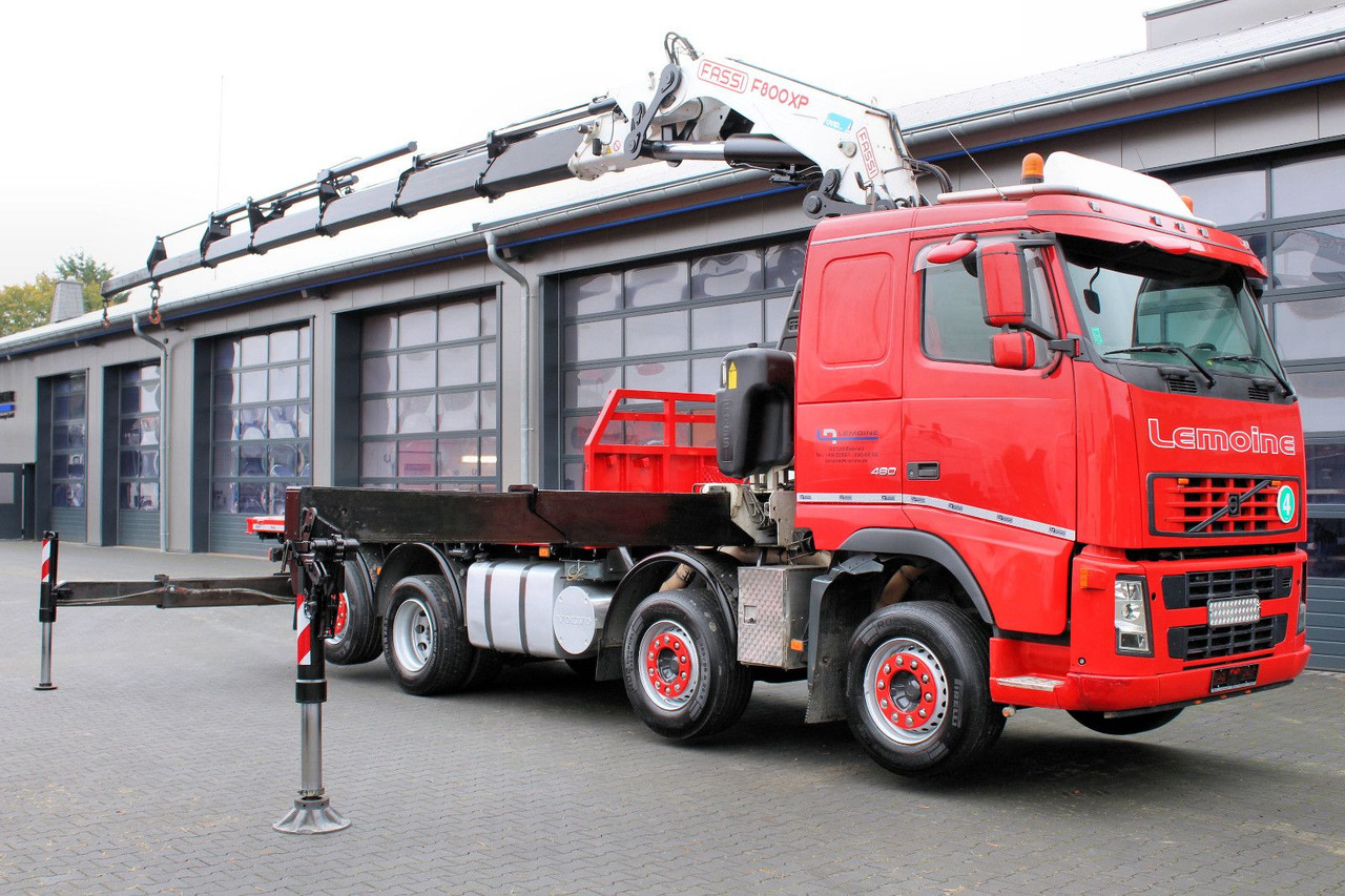 Volvo FM 480 8x2 Pritsche + FASSI F800XP Kran 6x - Грузовик бортовой/ Платформа, Автоманипулятор: фото 2 Volvo FM 480 8x2 Pritsche + FASSI F800XP Kran 6x - Грузовик бортовой/ Платформа, Автоманипулятор: фото 2