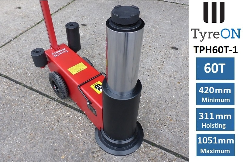 TPH60T-1 Air hydraulic jack 60 Tons - Оборудование для гаражей/ Мастерских: фото 1 TPH60T-1 Air hydraulic jack 60 Tons - Оборудование для гаражей/ Мастерских: фото 1