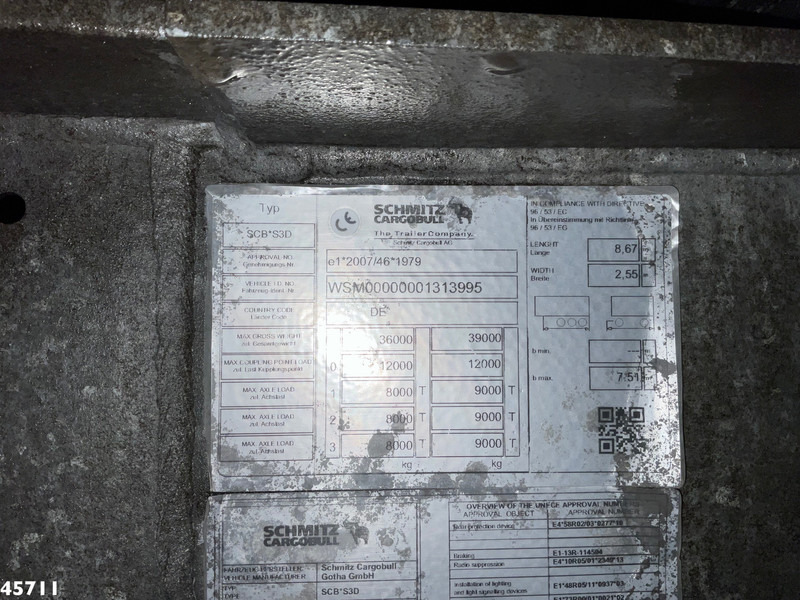 Schmitz Cargobull 3 assige kipoplegger 24m³ в лизинг Schmitz Cargobull 3 assige kipoplegger 24m³: фото 10