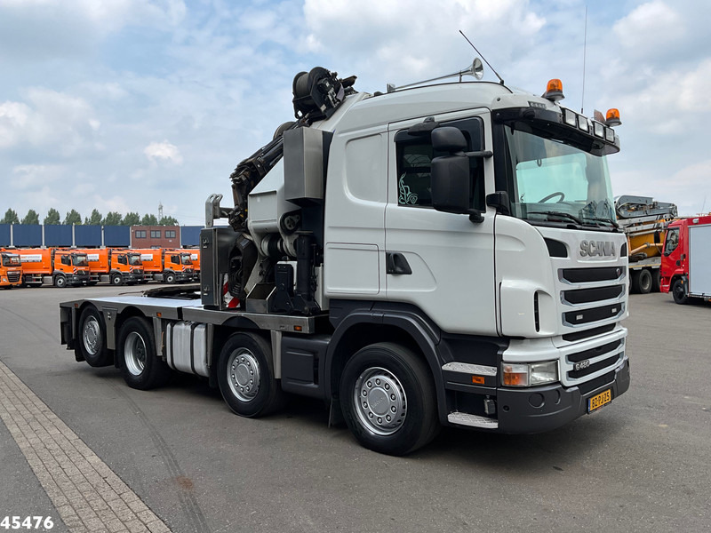 Scania G 480 HMF 85 Tonmeter laadkraan + Fly-Jib - Тягач: фото 4 Scania G 480 HMF 85 Tonmeter laadkraan + Fly-Jib - Тягач: фото 4