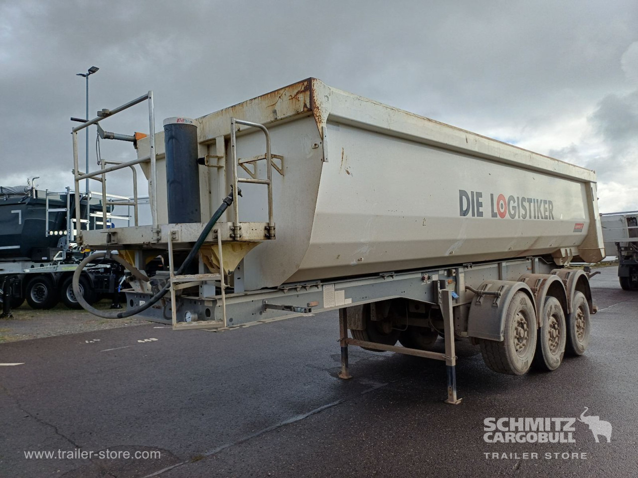 Самосвальный полуприцеп LANGENDORF Auflieger Kipper Stahlrundmulde 24m³: фото 7
