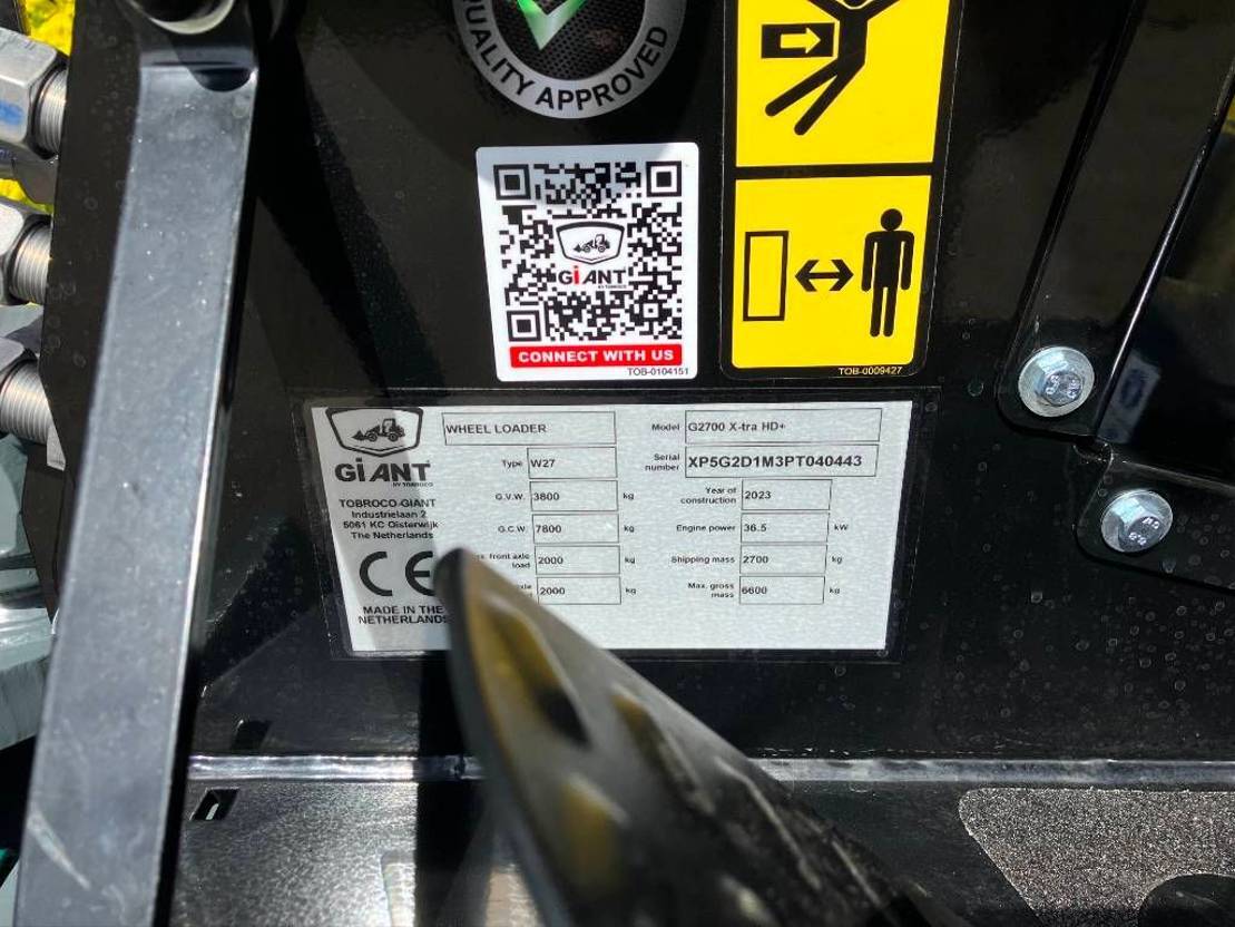 Новый Колёсный погрузчик Giant G 2700 X-tra HD +: фото 10