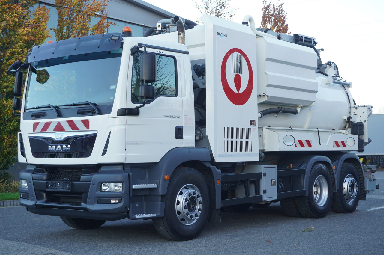 MAN TGM 26.340 E6 / RIVARD sewage cleaner 11.8 m3 / 170 tho. km / steered axle - Ассенизатор: фото 2 MAN TGM 26.340 E6 / RIVARD sewage cleaner 11.8 m3 / 170 tho. km / steered axle - Ассенизатор: фото 2