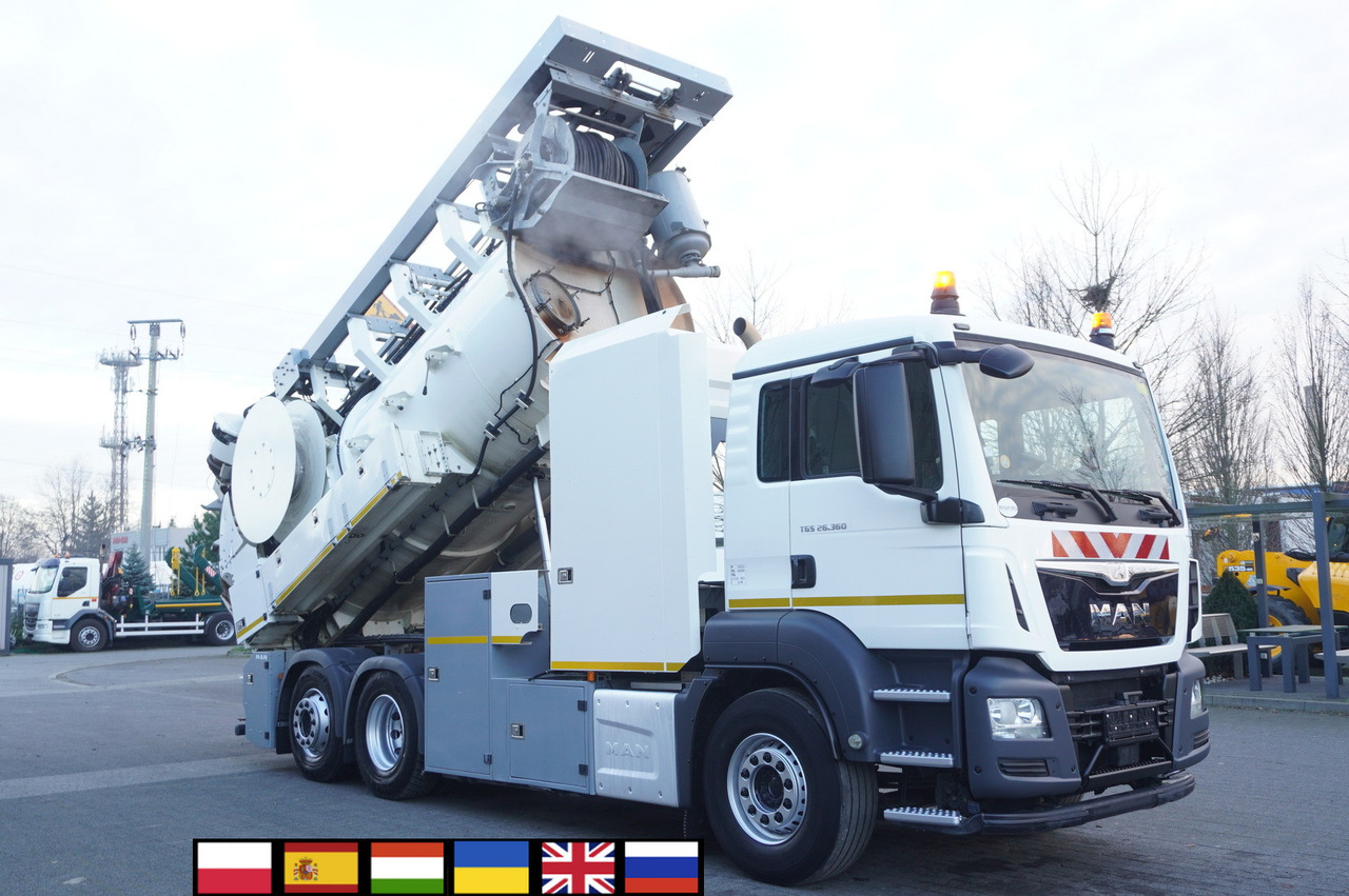 MAN TGS 26.360 E6 / RIVARD sewage cleaner 18 m3 / 130 tho. km / steering axle - Ассенизатор: фото 1 MAN TGS 26.360 E6 / RIVARD sewage cleaner 18 m3 / 130 tho. km / steering axle - Ассенизатор: фото 1