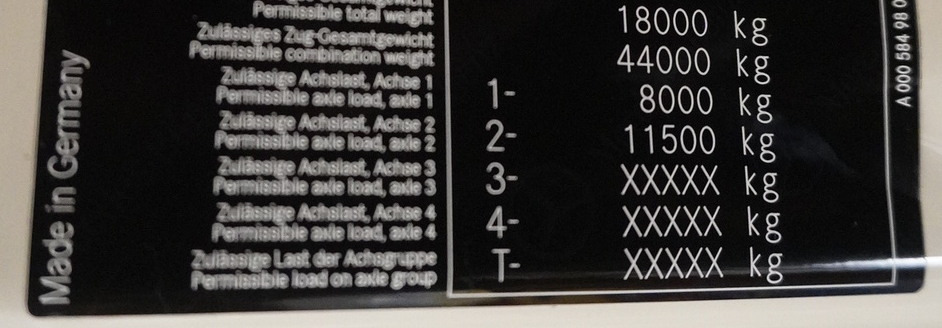 Самосвал MERCEDES-BENZ Actros 1840 / New 3-side tipper 10 EPAL / Diff. lock / Load cap 10 t [ Copy ]: фото 30