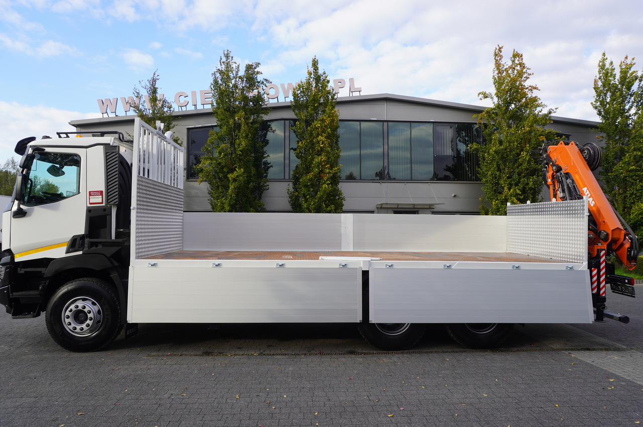 RENAULT C380 Comfort 6x4 / Atlas 172.3E crane / Range 12.3 m / capacity 6.1 t / Flatbed 17 EPAL - Грузовик бортовой/ Платформа, Автоманипулятор: фото 3 RENAULT C380 Comfort 6x4 / Atlas 172.3E crane / Range 12.3 m / capacity 6.1 t / Flatbed 17 EPAL - Грузовик бортовой/ Платформа, Автоманипулятор: фото 3