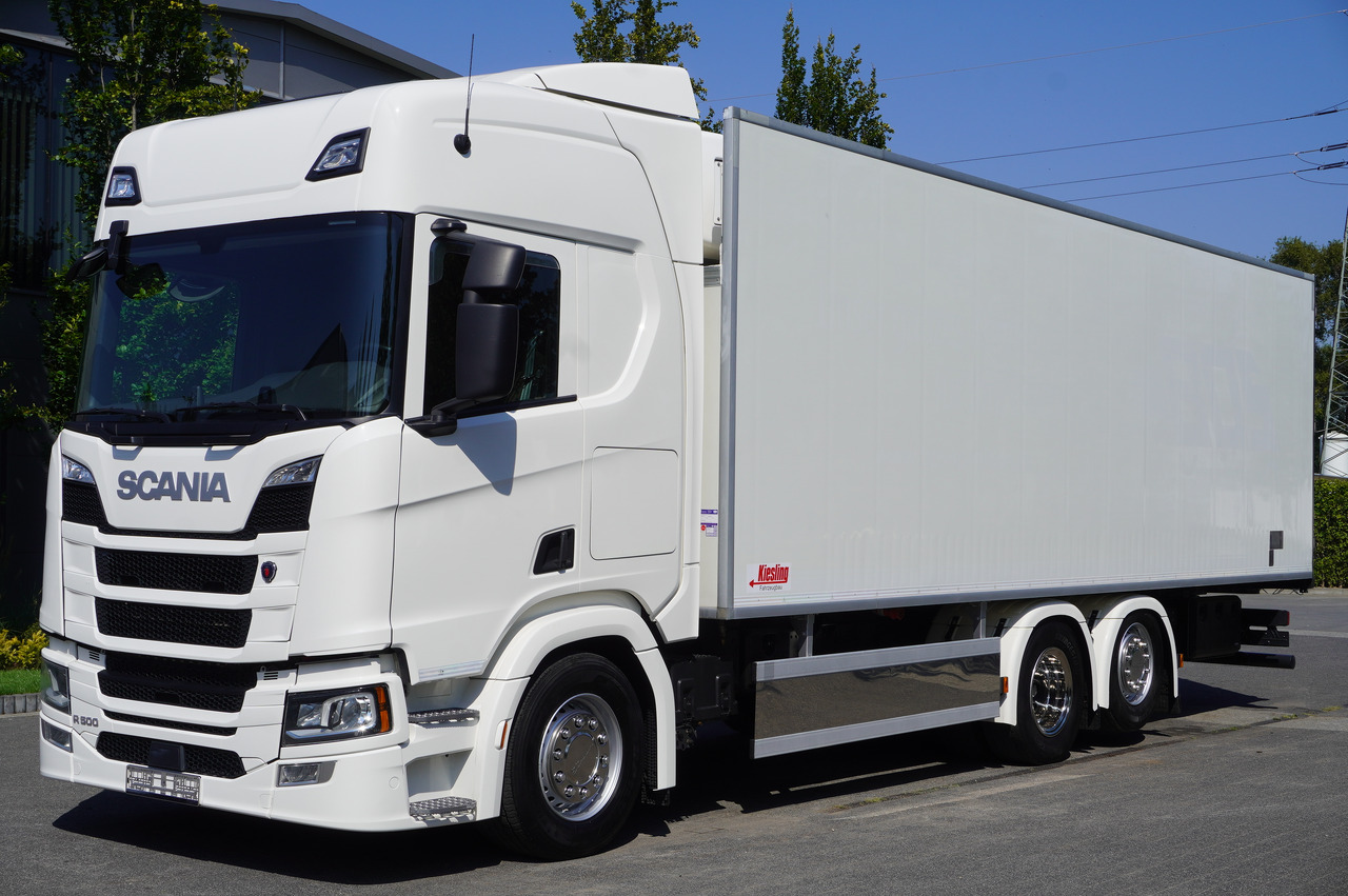 SCANIA R500 Hook-Up Refrigerated Truck KIESLING 20 EPAL / Carrier Supra 1250 Silent - Рефрижератор: фото 1 SCANIA R500 Hook-Up Refrigerated Truck KIESLING 20 EPAL / Carrier Supra 1250 Silent - Рефрижератор: фото 1