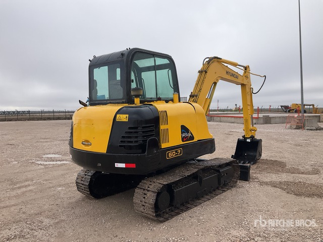 Hyundai R60-7 Mini Excavator: <6.6t - Мини-экскаватор: фото 3 Hyundai R60-7 Mini Excavator: <6.6t - Мини-экскаватор: фото 3