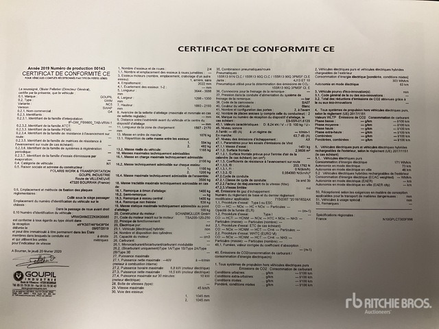 2020 Goupil G4M Electric Utility Vehicle - Коммунальная/ Специальная техника: фото 2 2020 Goupil G4M Electric Utility Vehicle - Коммунальная/ Специальная техника: фото 2