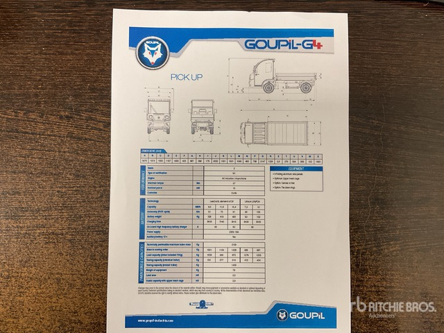 2020 Goupil G4M Electric Utility Vehicle - Коммунальная/ Специальная техника: фото 5 2020 Goupil G4M Electric Utility Vehicle - Коммунальная/ Специальная техника: фото 5