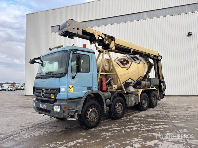 2007 Mercedes-Benz Actros 8x4 Camion Malaxeur 8x4 Mixer Truck - Автобетоносмеситель: фото 1 2007 Mercedes-Benz Actros 8x4 Camion Malaxeur 8x4 Mixer Truck - Автобетоносмеситель: фото 1