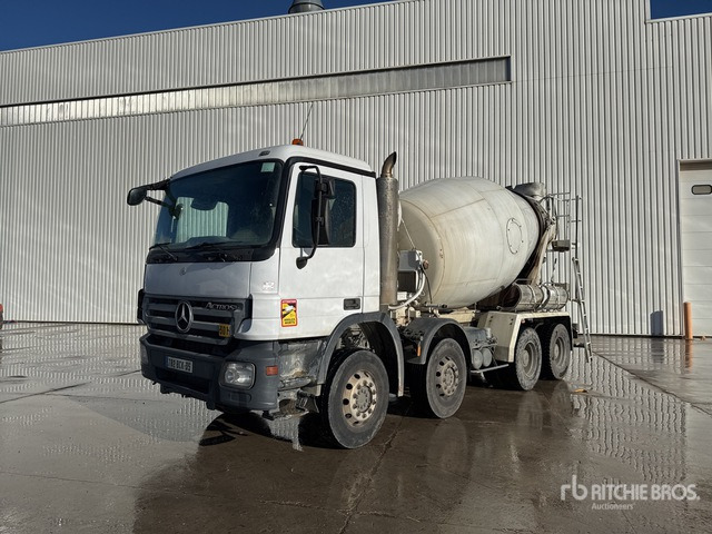 2008 Mercedes-Benz Actros 8x4 Camion Malaxeur 8x4 Mixer Truck - Автобетоносмеситель: фото 1 2008 Mercedes-Benz Actros 8x4 Camion Malaxeur 8x4 Mixer Truck - Автобетоносмеситель: фото 1
