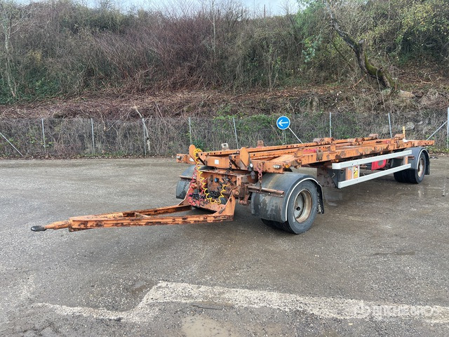 2010 ADOC R2E19CMT 7 m T/A Remorque Ampliroll Container Trailer - Прицеп-контейнеровоз/ Сменный кузов: фото 1 2010 ADOC R2E19CMT 7 m T/A Remorque Ampliroll Container Trailer - Прицеп-контейнеровоз/ Сменный кузов: фото 1