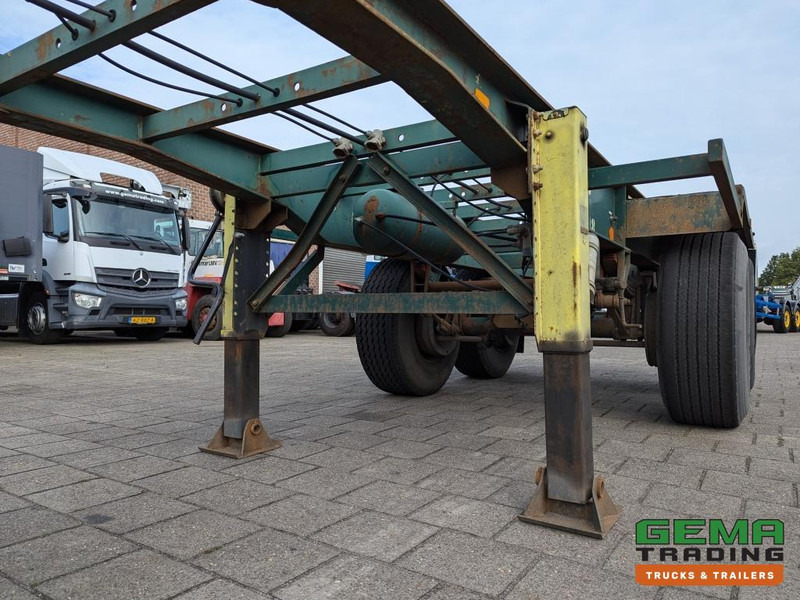 Полуприцеп-контейнеровоз/ Сменный кузов Flandria OP 20V 2A 2-Assen ROR - DrumBrakes - Steel Suspension - 20FT (O1980): фото 8