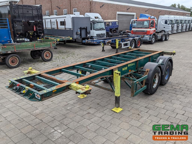 Flandria OP CC 2A 2-Assen ROR DrumBrakes - Steel Suspension - 3110KG - 20FT (O1915) - Полуприцеп-контейнеровоз/ Сменный кузов: фото 4 Flandria OP CC 2A 2-Assen ROR DrumBrakes - Steel Suspension - 3110KG - 20FT (O1915) - Полуприцеп-контейнеровоз/ Сменный кузов: фото 4