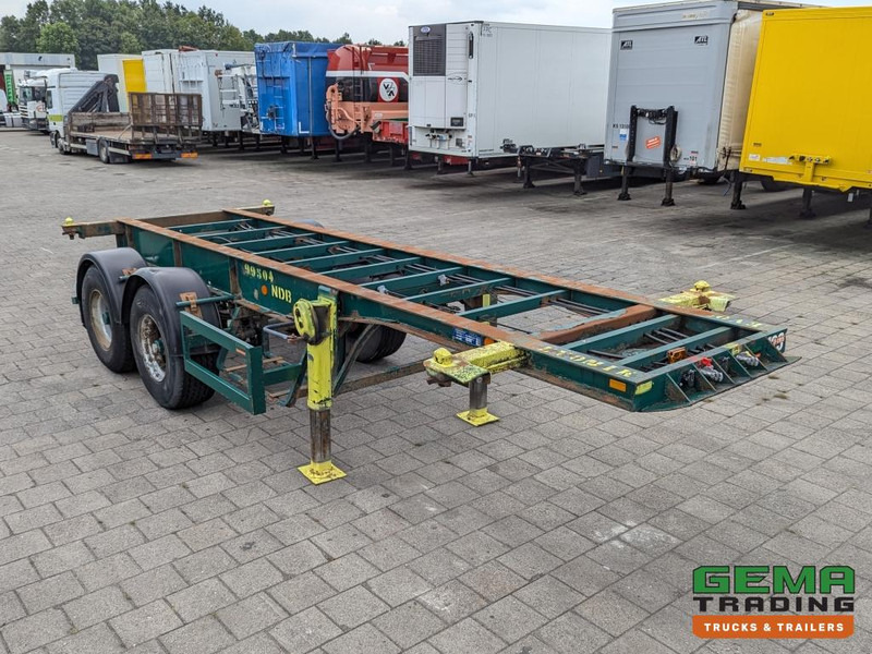 Flandria OP CC 2A 2-Assen ROR DrumBrakes - Steel Suspension - 3110KG - 20FT (O1915) - Полуприцеп-контейнеровоз/ Сменный кузов: фото 3 Flandria OP CC 2A 2-Assen ROR DrumBrakes - Steel Suspension - 3110KG - 20FT (O1915) - Полуприцеп-контейнеровоз/ Сменный кузов: фото 3