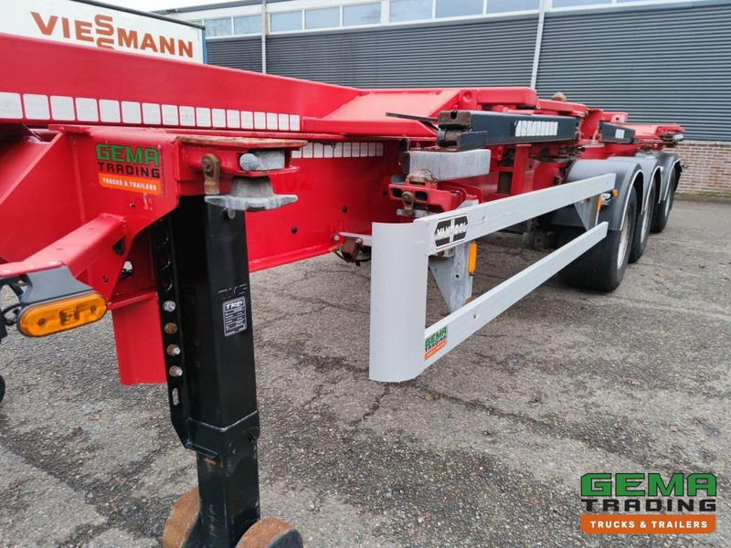 Полуприцеп-контейнеровоз/ Сменный кузов Van Hool A3C002 StuurasAs - 2x 20FT Frames - All Connections (O826): фото 11