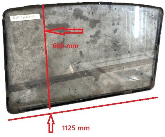 Roof window for Linde - Стекло и запчасти для Погрузочно-разгрузочной техники: фото 2 Roof window for Linde - Стекло и запчасти для Погрузочно-разгрузочной техники: фото 2
