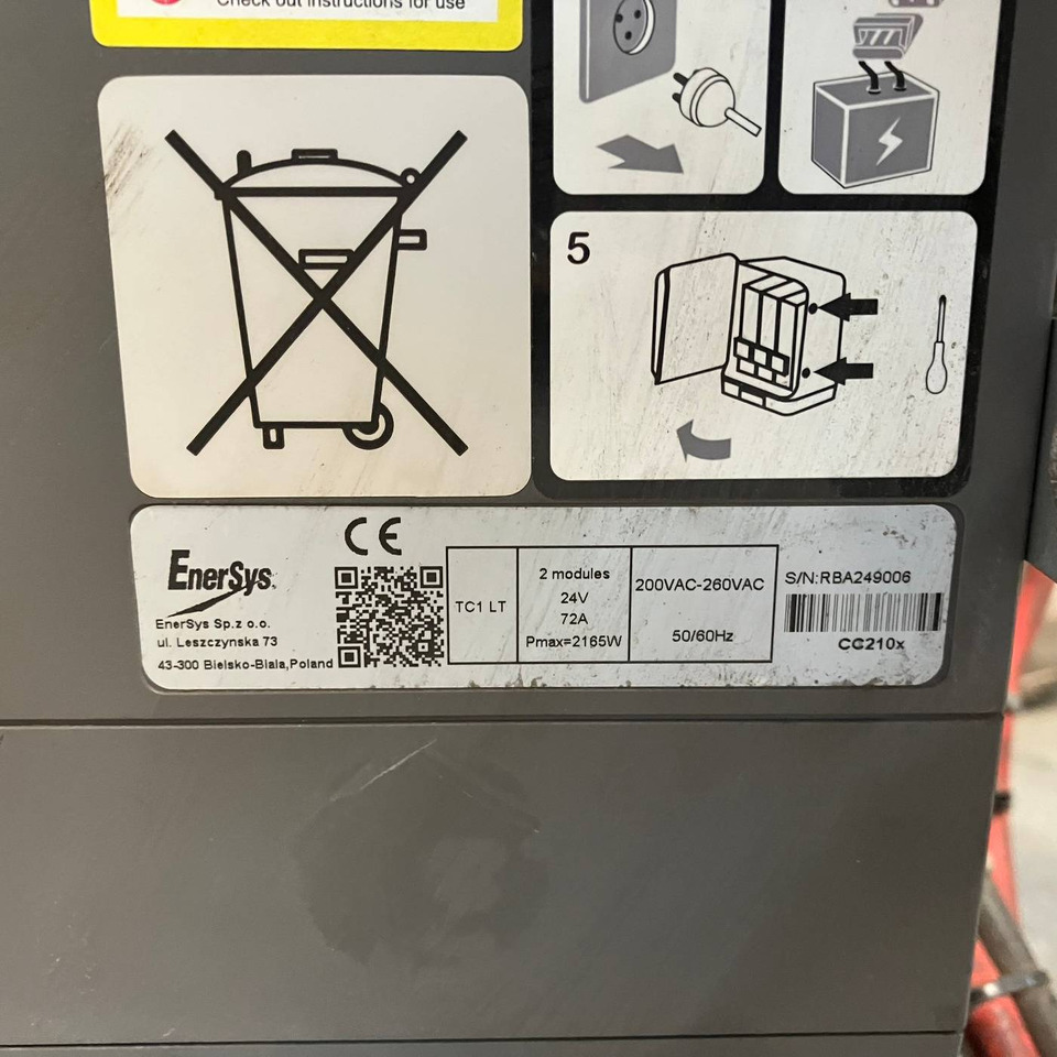Запчасти для Погрузочно-разгрузочной техники Hawker 24V/72A Lifetech TC1LT: фото 7