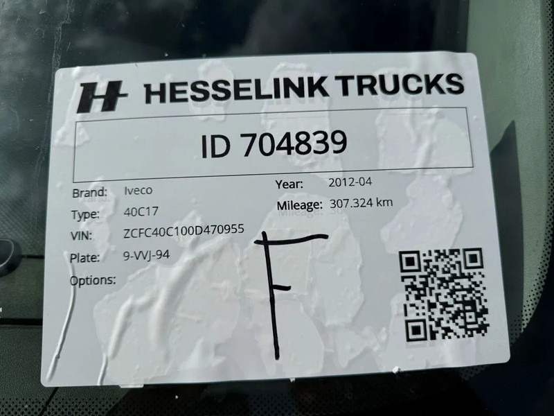 Тягач Iveco Daily 40C17 BE Combinatie Veldhuizen schuifzeil opbouw: фото 7