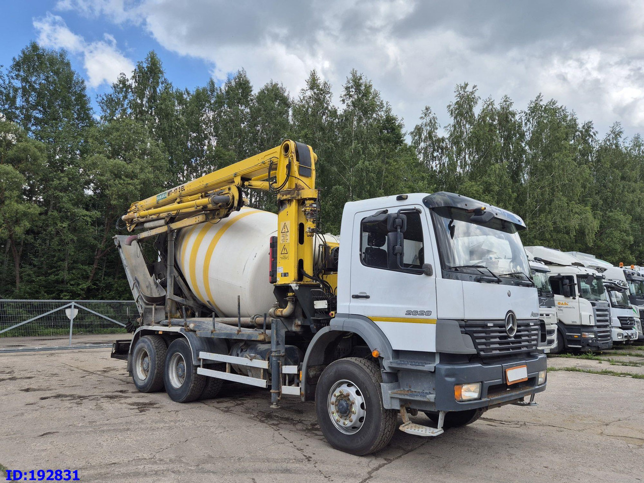MERCEDES-BENZ Atego 2628 6x4 Schwing 17m 9m3 - Автобетононасос: фото 4 MERCEDES-BENZ Atego 2628 6x4 Schwing 17m 9m3 - Автобетононасос: фото 4