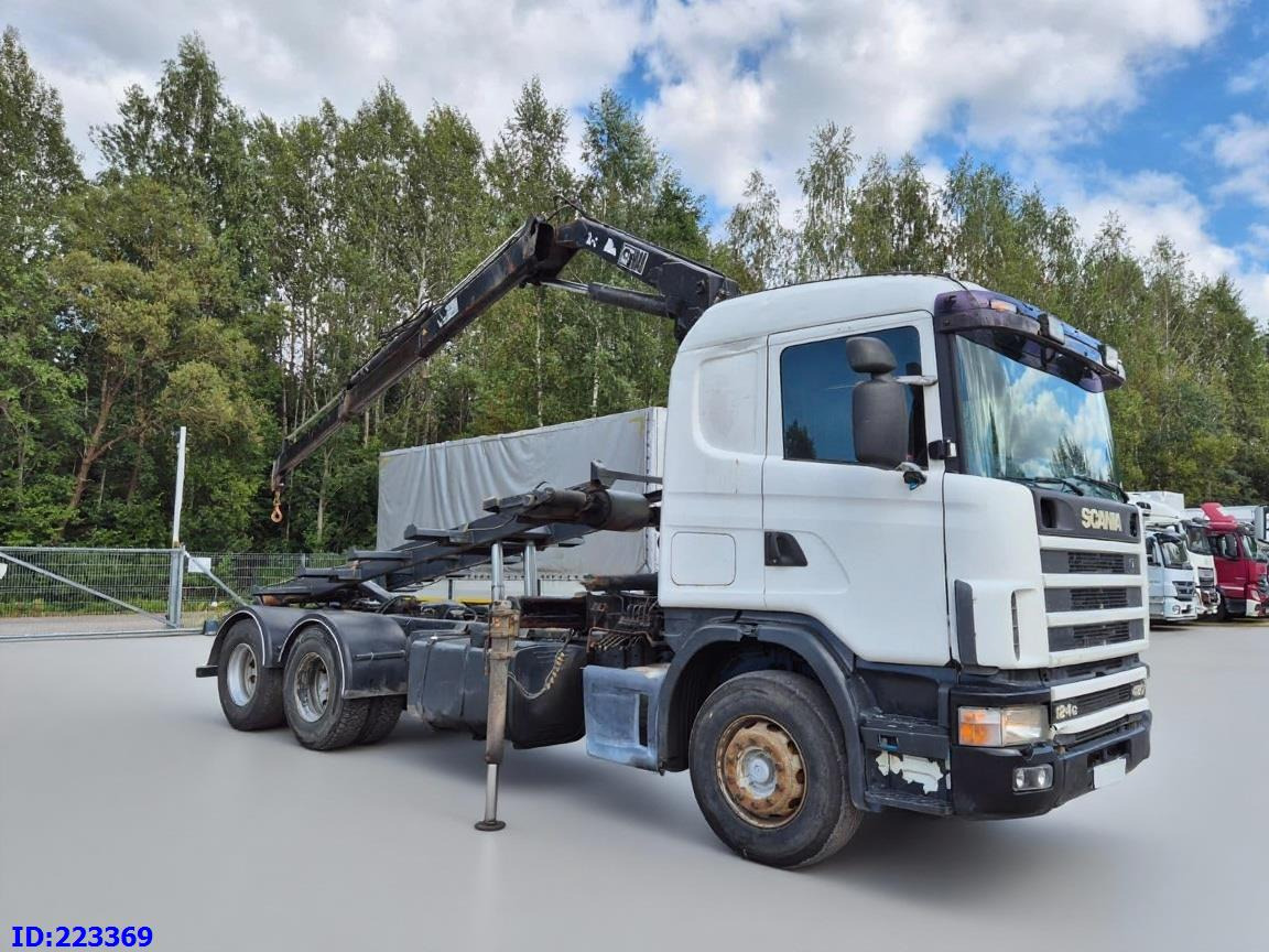 SCANIA R124 420 + Crane HIAB 140AW - Самосвал: фото 4 SCANIA R124 420 + Crane HIAB 140AW - Самосвал: фото 4