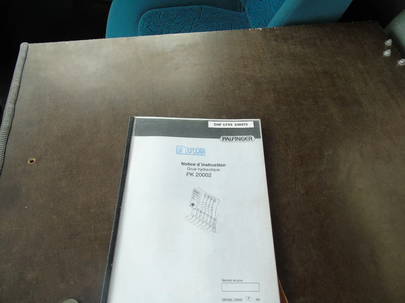 Автоманипулятор DAF CF 85.380 + MANUAL + PALFINGER PK20.000 + 6X2 STEERING: фото 13 Автоманипулятор DAF CF 85.380 + MANUAL + PALFINGER PK20.000 + 6X2 STEERING: фото 13