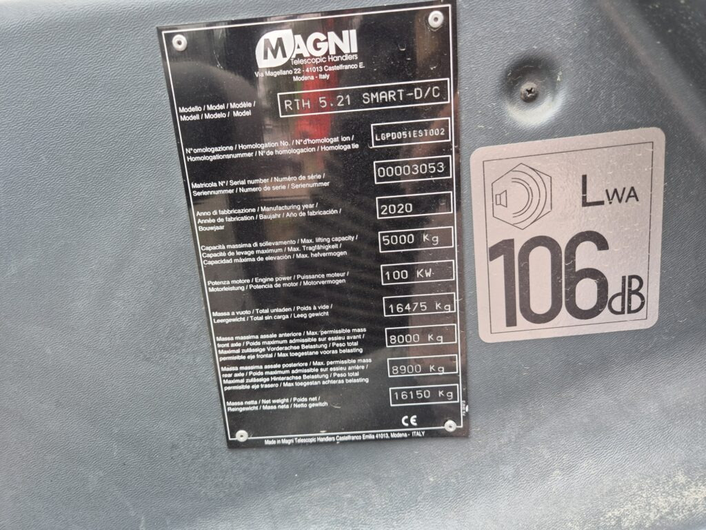 Телескопический погрузчик MAGNI RTH 5.21 Smart – D/C: фото 16 Телескопический погрузчик MAGNI RTH 5.21 Smart – D/C: фото 16