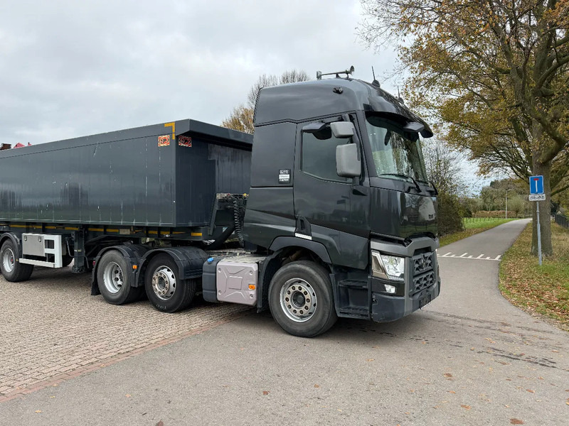 Renault T480 6x2 trekker 262dkm!! TRAILER WITH CRANE FOR SCREED! - Тягач: фото 4 Renault T480 6x2 trekker 262dkm!! TRAILER WITH CRANE FOR SCREED! - Тягач: фото 4