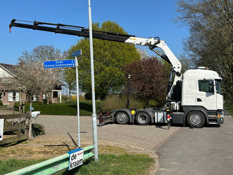 Scania R450 6x2 !!TRACTOR!!!CRANE/GRUE/HMF 50TM!!TOP!EURO6!! - Тягач: фото 4 Scania R450 6x2 !!TRACTOR!!!CRANE/GRUE/HMF 50TM!!TOP!EURO6!! - Тягач: фото 4