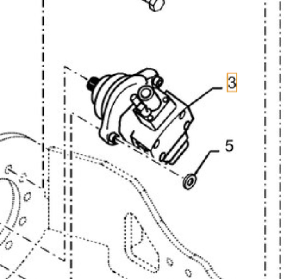 Case 48180421 - Гидравлический мотор для Сельскохозяйственной техники: фото 1 Case 48180421 - Гидравлический мотор для Сельскохозяйственной техники: фото 1