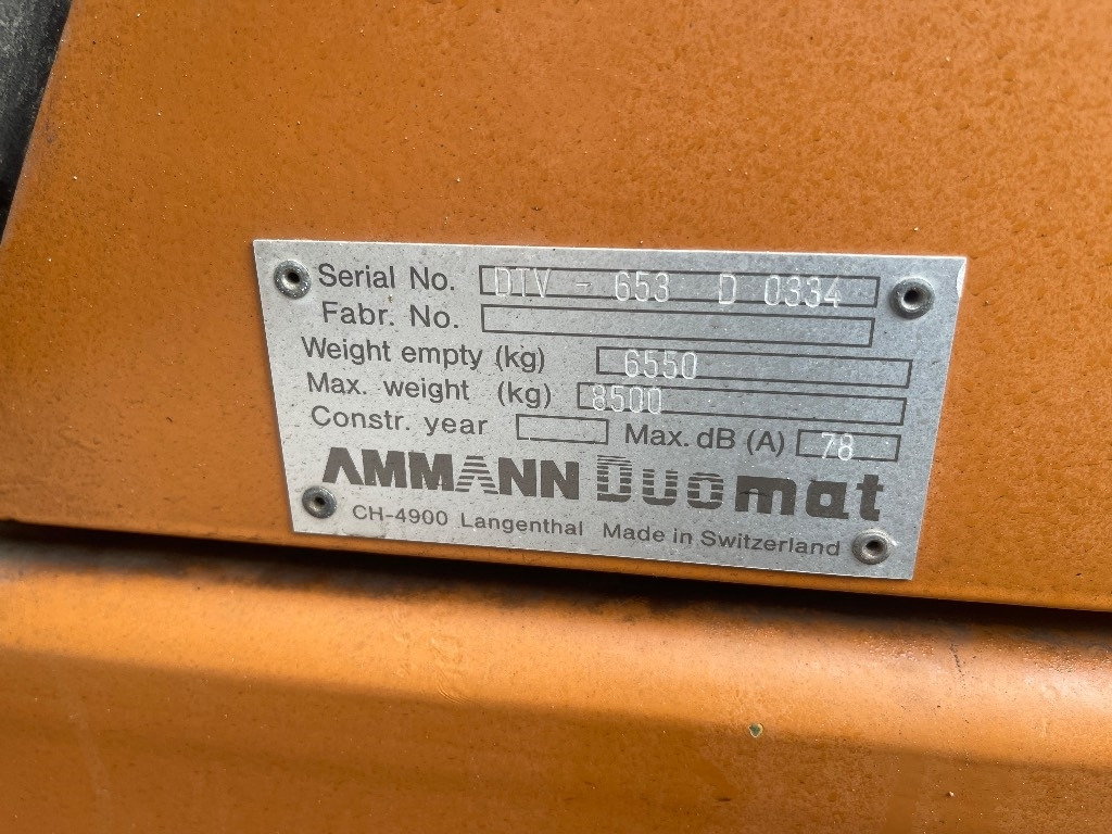 Ammann DTV 653 D - Дорожный каток: фото 4 Ammann DTV 653 D - Дорожный каток: фото 4