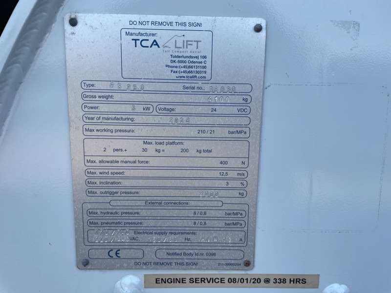 Falcon Spider FS 290 - Телескопический подъемник, Спайдер-вышка: фото 4 Falcon Spider FS 290 - Телескопический подъемник, Спайдер-вышка: фото 4