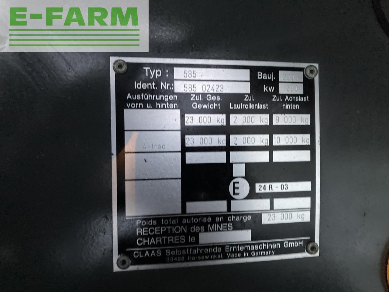 Зерноуборочный комбайн CLAAS lexion 570 tt 4-wd: фото 6 Зерноуборочный комбайн CLAAS lexion 570 tt 4-wd: фото 6