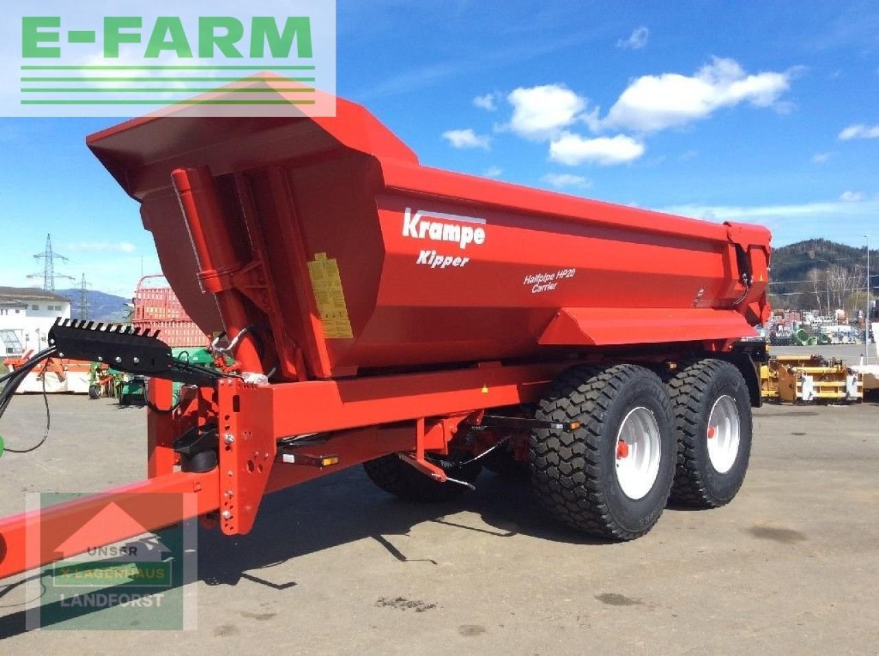 Krampe hp 20 carrier - Сельскохозяйственный прицеп-самосвал: фото 1 Krampe hp 20 carrier - Сельскохозяйственный прицеп-самосвал: фото 1