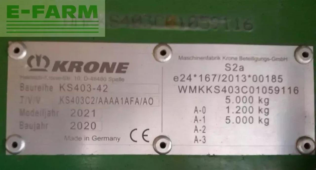 Сеноворошилка Krone swadro tc 1370 demo: фото 9