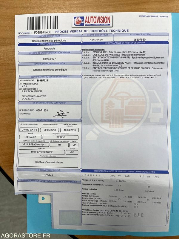 Микроавтобус, Пассажирский фургон MINIBUS VL - 9 PLACES - TRAFIC - L2 H1 - 115 CH - CLIM- 165200 KMS - ATTELAGE: фото 20 Микроавтобус, Пассажирский фургон MINIBUS VL - 9 PLACES - TRAFIC - L2 H1 - 115 CH - CLIM- 165200 KMS - ATTELAGE: фото 20