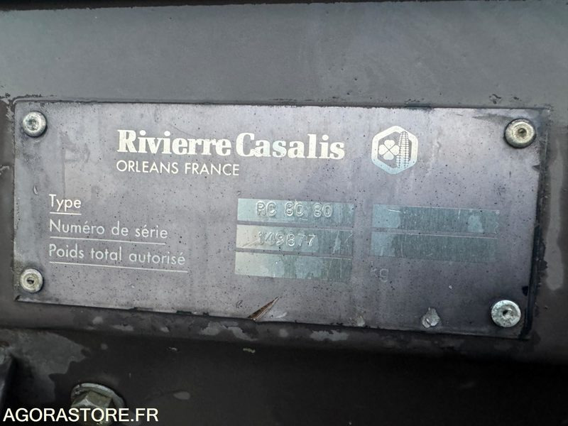 PRESSE RIVIERE CASALIS RC 8080 - 1990 - Сельскохозяйственная техника: фото 4 PRESSE RIVIERE CASALIS RC 8080 - 1990 - Сельскохозяйственная техника: фото 4