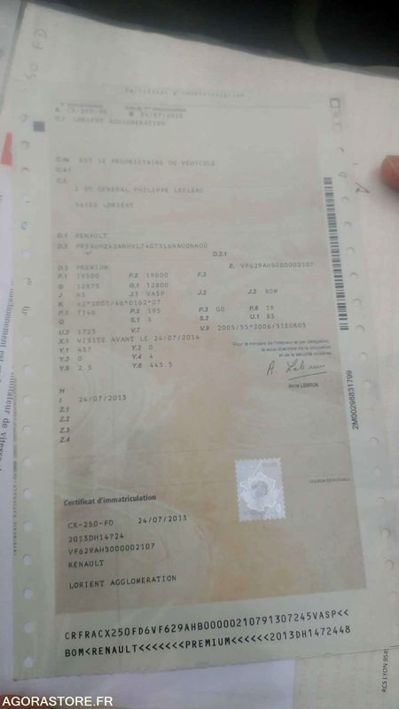 Тягач RENAULT 270 DXI - 2013 - CX-250-FD: фото 14