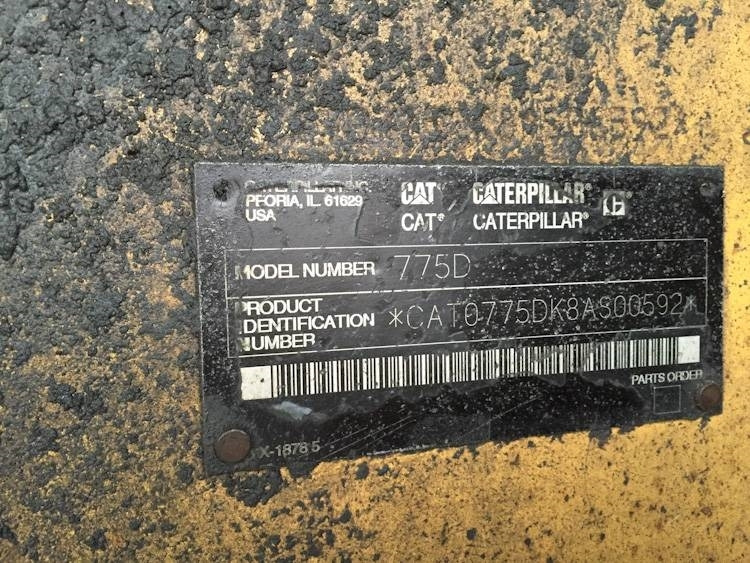 CAT 775 D - Карьерный самосвал: фото 4 CAT 775 D - Карьерный самосвал: фото 4