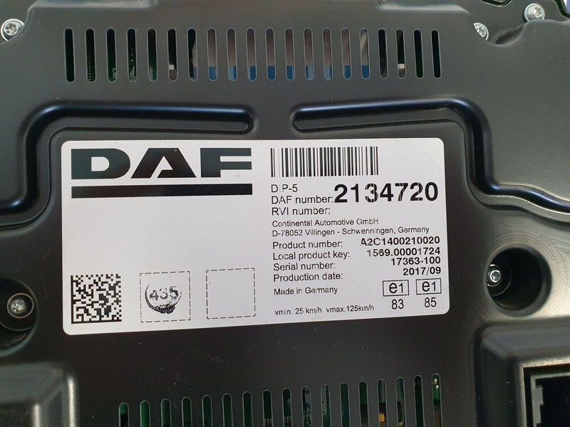 DAF XF106 - Приборная панель для Грузовиков: фото 3 DAF XF106 - Приборная панель для Грузовиков: фото 3