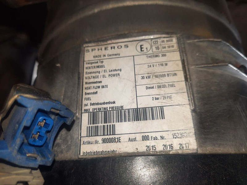 Scania Spheros Thermo 300 - Отопление/ Вентиляция: фото 4 Scania Spheros Thermo 300 - Отопление/ Вентиляция: фото 4