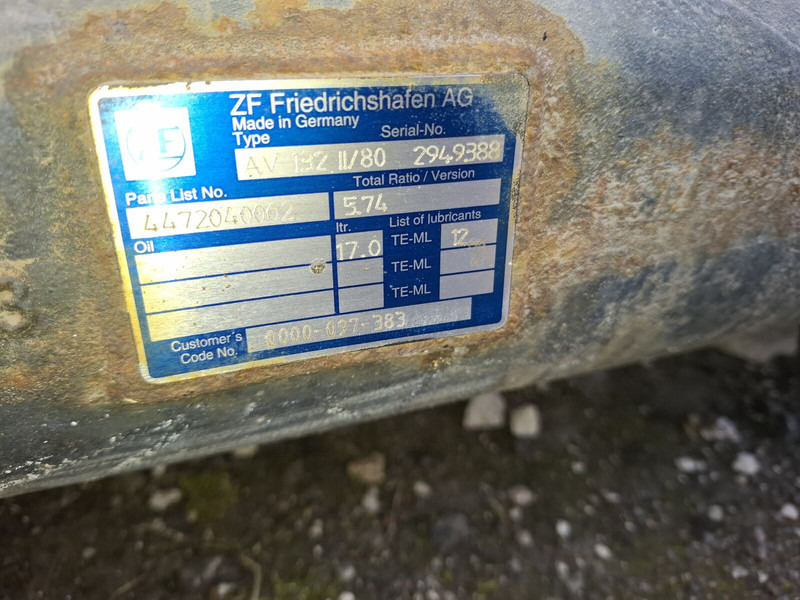 ZF Eaton Неоплан 660.4.22 Мерседес 407. Citara-2.84 DAF-1339G.2.93 - Задняя ось: фото 5 ZF Eaton Неоплан 660.4.22 Мерседес 407. Citara-2.84 DAF-1339G.2.93 - Задняя ось: фото 5